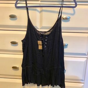 American Eagle black tank top NWT